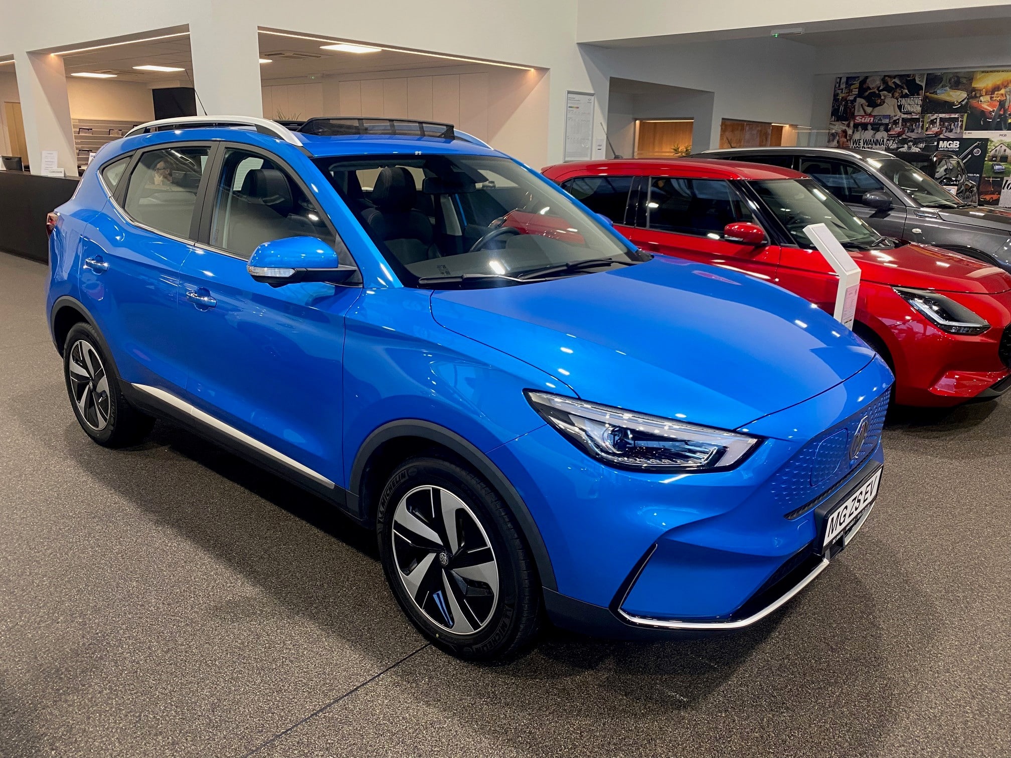 MG ZS EV Lux 51 Blauw 1