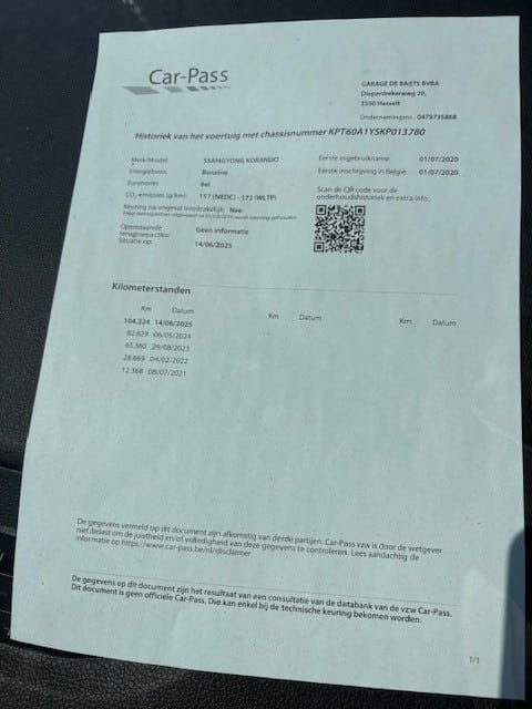 carpass korando